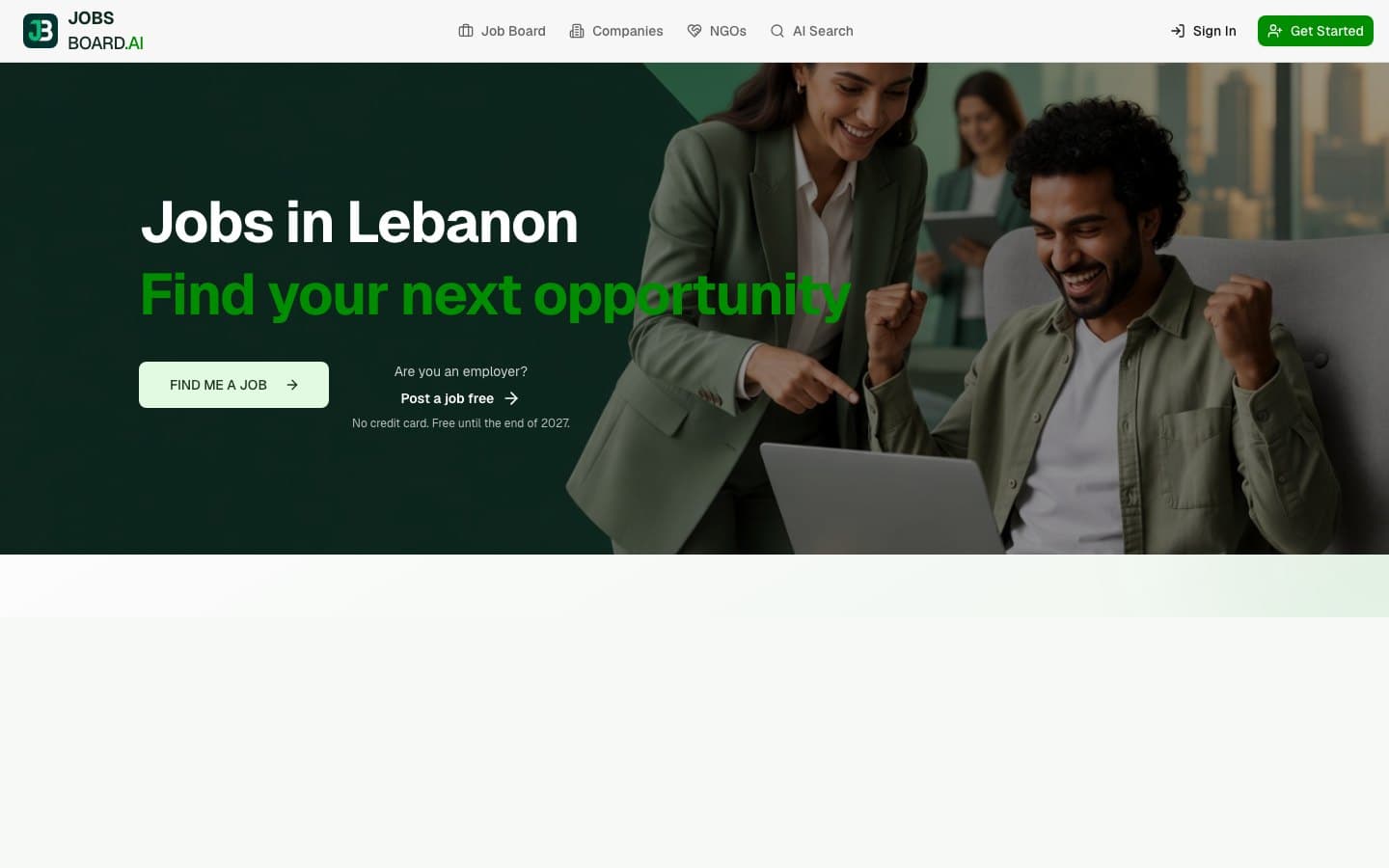 JobsBoard.ai homepage